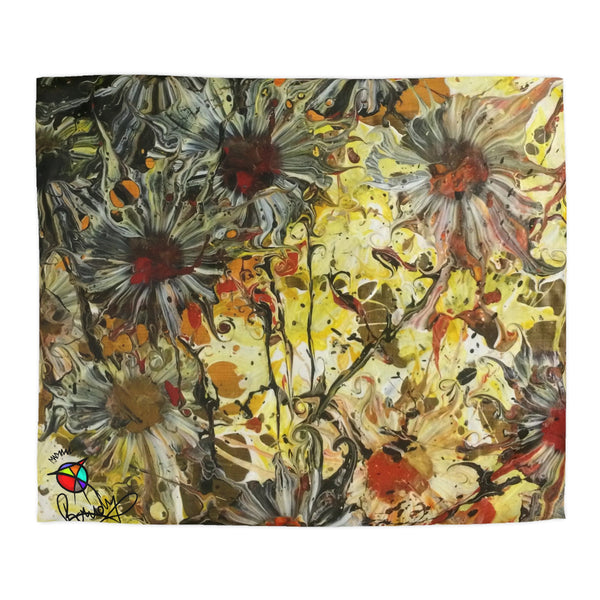 Rowdy Sun Burst Flowers Quilt Cover