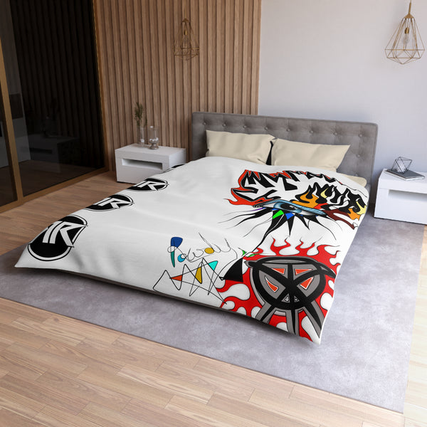 Rowdy Quilt Cover Lazer White